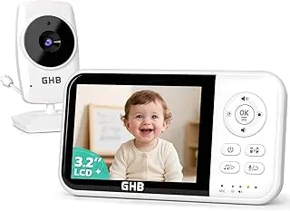 ghb vigilabebés con cámara 3.2" hd