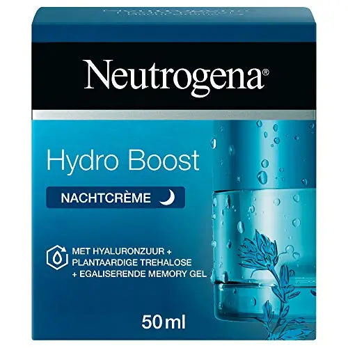 Neutrogena Hydro Boost - Crema de noche para todo tipo de piel, sin aceite, 50 ml