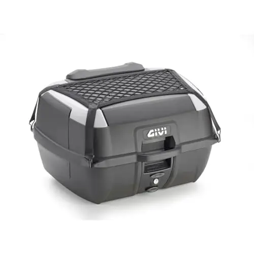 Maleta para moto Baúl B45 B45+ Top Case, 45 litros, placa universal Monolock con respaldo incluido