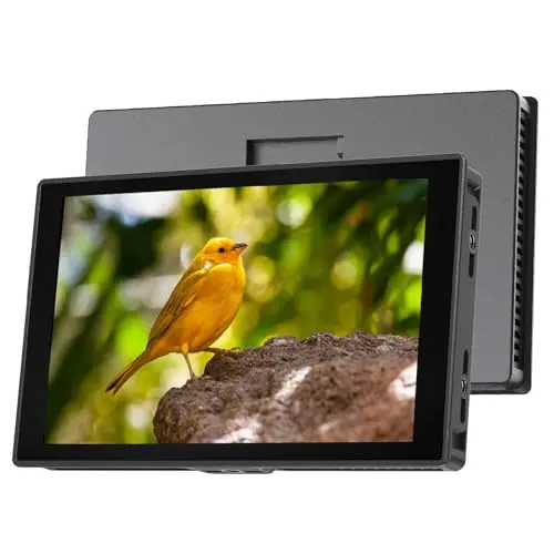 PortKeys HD7T Monitor de campo de cámara táctil de 7 pulgadas, 1000 nits, monitor de cámara DSLR, entrada y salida HDMI 4K, Full HD 1280 x 800 IPS, 3D lut, vídeo pico, asistencia de enfoque para