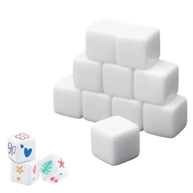 bepsyom dados acrílico 10 uds