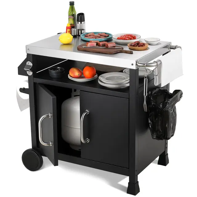 liferun kt7550a carrito barbacoa