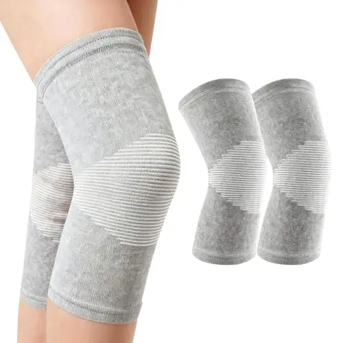LuoJinZisy Rodillera de Compresión Deportiva Unisex Talla M Gris