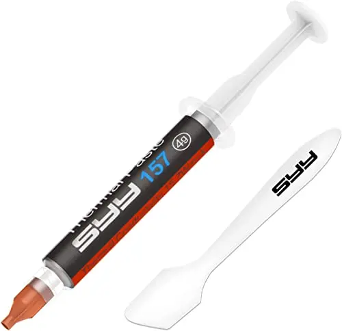 SYY Pasta Térmica, 4g Thermal Paste Nueva actualización Fácil de aplicar de CPU para IC/Procesador/CPU/Todos los Enfriadores con Material de Interfaz Térmica