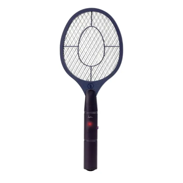 JATA HOGAR MOST3554 - Raqueta Eléctrica Matamosquitos y Matamoscas, Mata Insectos con Descarga, Uso Interior y Exterior, Red de Seguridad, Funciona con Pilas AA
