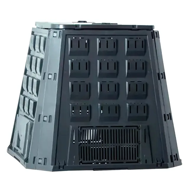 Planta de compostaje evogreen 420l., Dimensiones (mm) 885x885x800, Color Negro