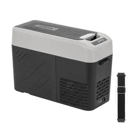 Alpicool KCF15 15 litros Nevera Portátil Eléctrica Refrigerador de Coche 12V 24V Mini frigorífico CA 220v para Hogar, Camping, Viajes, Automóvil, 20ºC a 20ºC
