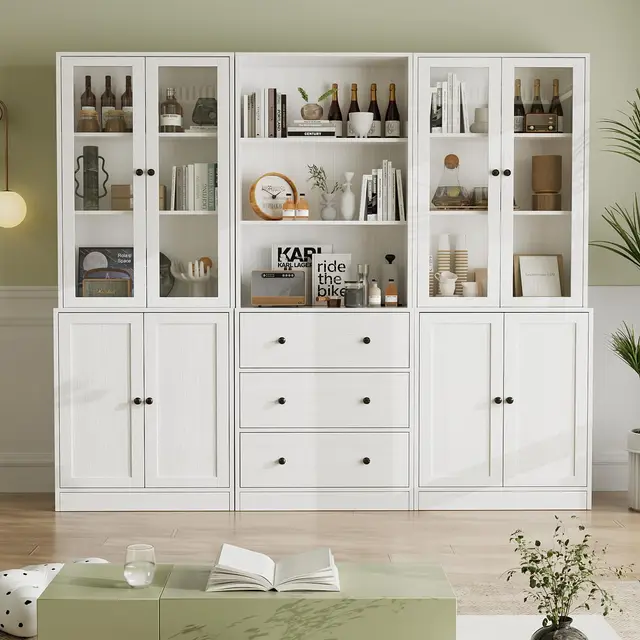 vowner xft estantería con puertas