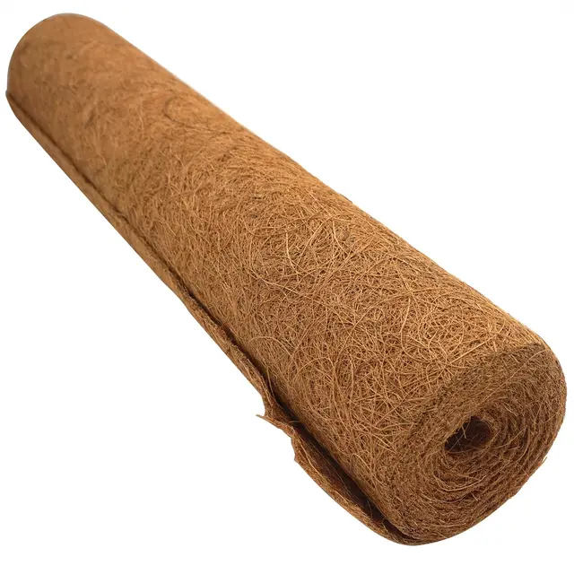 Akuoly Esterilla de Coco, protección para Plantas, protección contra el frío, 30 cm x 2 m, Alfombrilla de Coco para Plantas en macetas, protección contra el frío