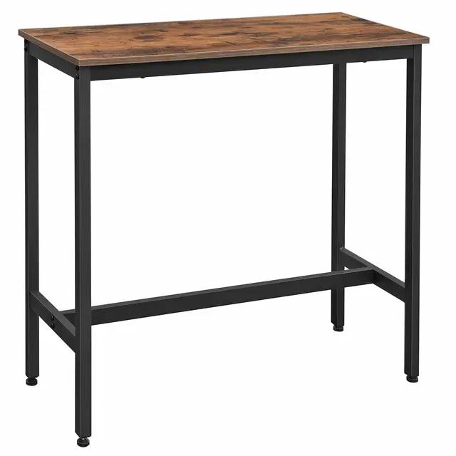 vasagle mesa de bar rectangular 100x40