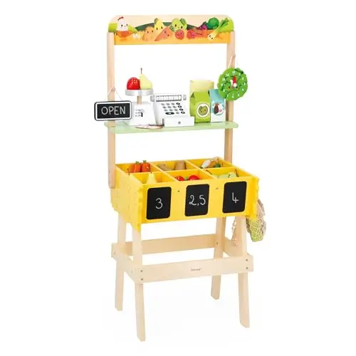 janod farm market tienda infantil madera