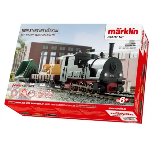 Märklin 29133 - Maqueta de ferrocarril, 230 V, Pista H0, Set de Inicio Locomotora, vagones, rieles y Dispositivo de Control incluidos en el Set de Inicio