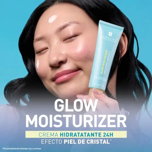 Erborian - Glow Moisturizer - Crema Hidratación 24H - Efecto Glass Skin - Ácido Hialurónico y Niacinamida - 50ml - Cosmética Coreana