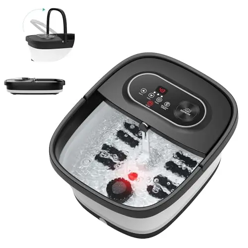 snailax baño de pies plegable shiatsu