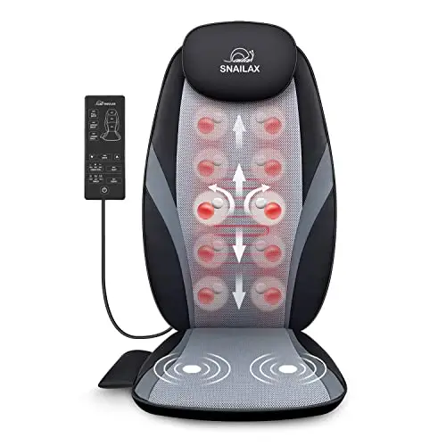 snailax sl-256eu masajeador shiatsu con