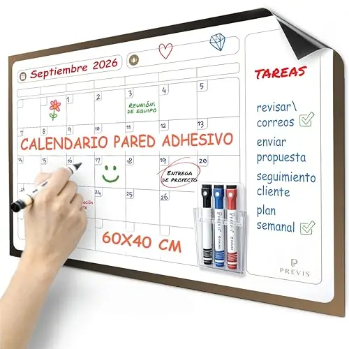 previs calendario adhesivo a3 40x30cm