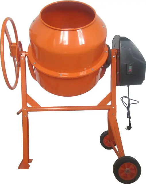 Excel cdf07867 hormigonera, 180 L, 800 W, naranja