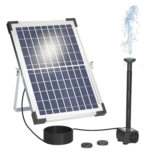 irishom bomba solar 10w estanque