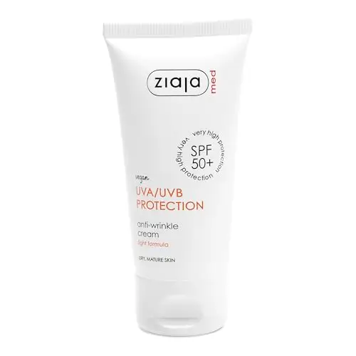 SPF 50+ Crema facial protectora antiarrugas de Ziaja Med