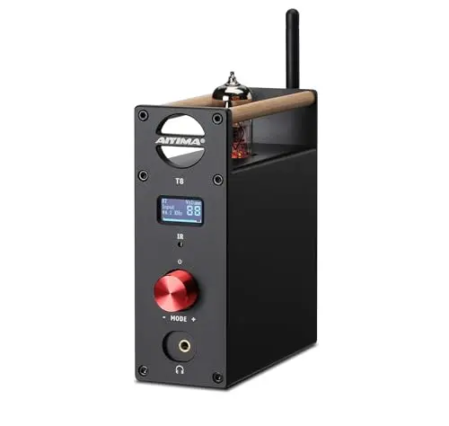 AIYIMA T8 6N3 preamplificador de tubo digital QCC3031 preamplificador Bluetooth 5.0 USB DAC amplificador de auriculares decodificador de audio estéreo óptico coaxial compatible con APTX