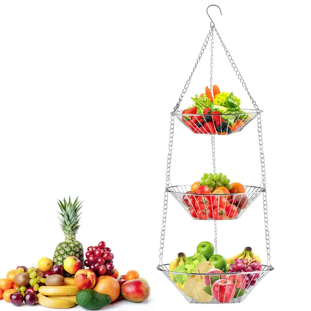 zosenyer frutero colgante 3 pisos