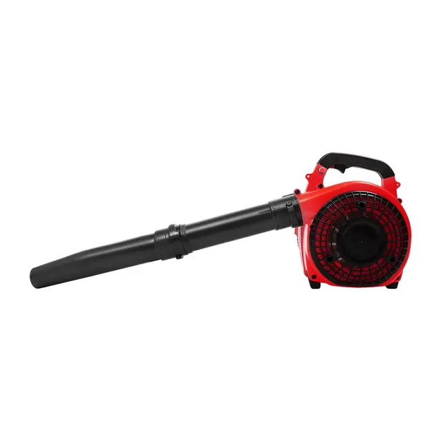 Aspirador de hojas de gasolina de 25,4 cc, motor de 2 tiempos, ventilador de gas manual, 7000 rpm, soplador de hojas de gasolina de mano, 750 W, ventilador de gas portátil de 4,59 ft³/h, portátil con