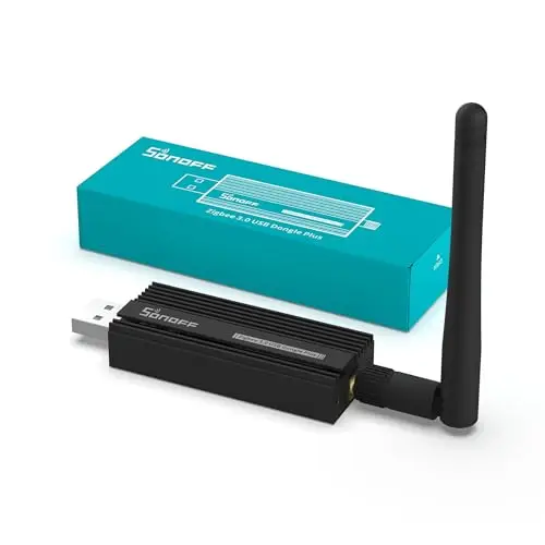 SONOFF Universal Zigbee 3.0 USB Dongle Plus Gateway con Antena para Home Assistant, IoBroker etc