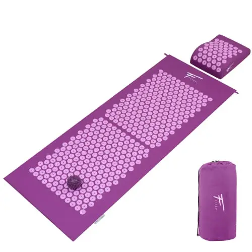 Kit de acupresión Fitem XL - Bolsa - Bola de masaje - Alivia dolores de Espalda y Cuello - Ciática - Masaje de espalda - Relajación muscular