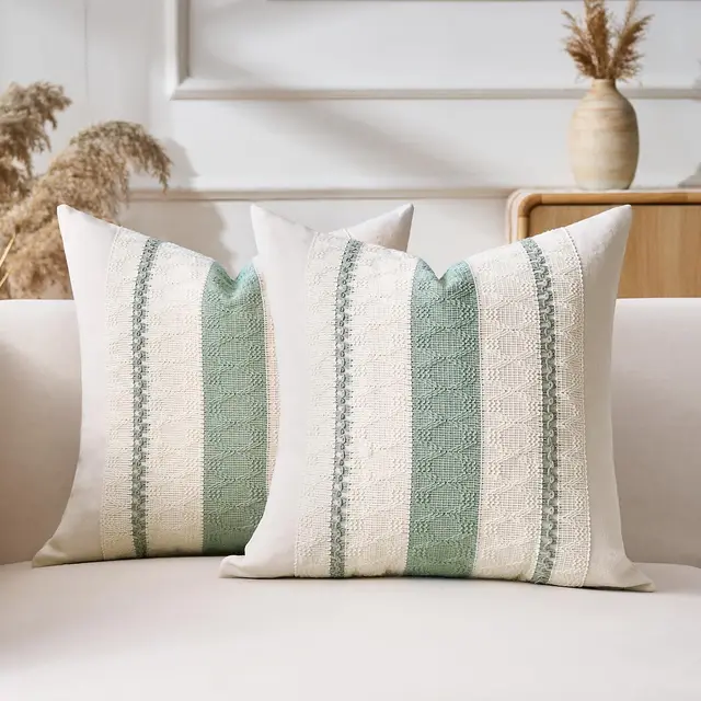aisybaklyn funda cojín boho verde