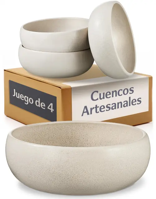 cosumy lune set de 4 cuencos cerámica