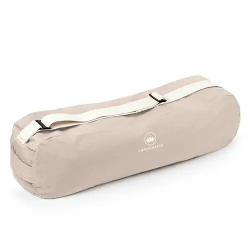Lotuscrafts Bolsa Yoga para Esterilla PUNE - Justa y Ecológica - Funda Esterilla Yoga - Bolsa Esterilla Yoga - Bolsa para Esterilla De Yoga y Accesorios Yoga - Yoga Mat Bag