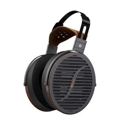 Fosi Audio i5 Auriculares Magnéticos Planares de Respaldo Abierto con Diafragma ultra Grande de 97mm,Metal CNC&Madera de Nogal, Auriculare de Estudio con Cable Audiófilos para Dispositivos Multifuente