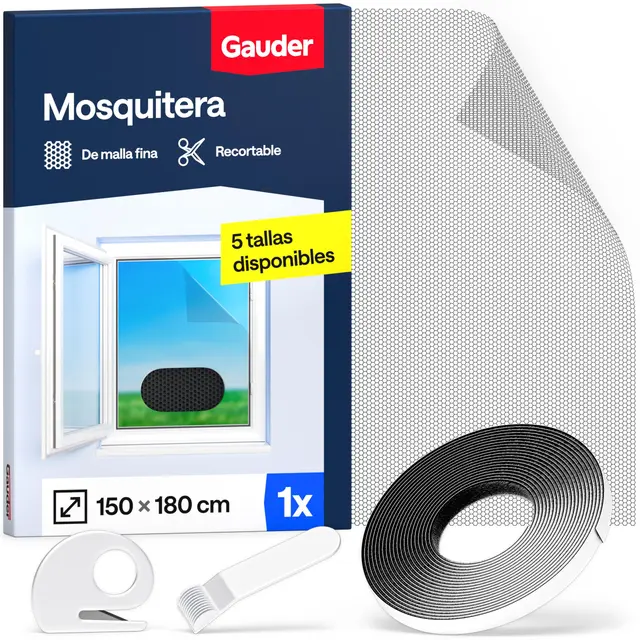 gauder mosquitera adhesiva ventana
