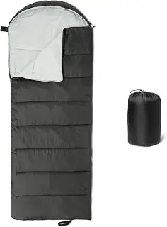 amazon basics saco de dormir adulto – Imagen 1