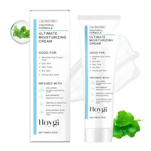 Crema de Centella Asiática,100ml Centella Crema de Gel,Centella Calming Barrier Cream,Skin Care Coreano,Antiedad,Estimula la Producción de Colágeno