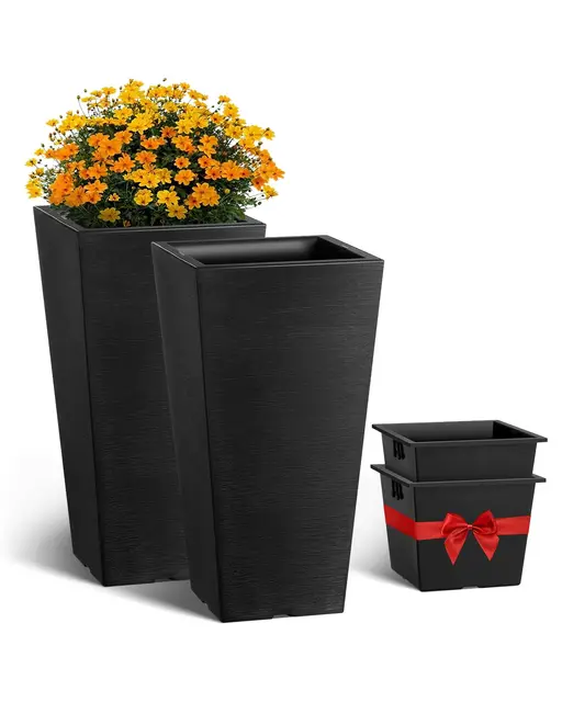 vevor jardineras altas 570mm cónicas