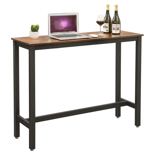 vasagle lbt12x mesa de bar rectangular