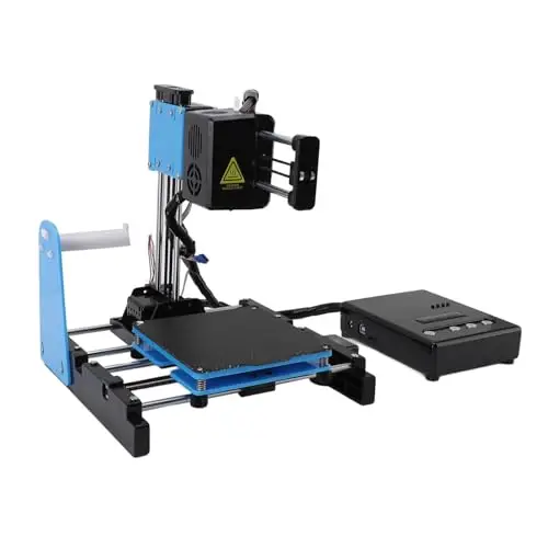 Impresora 3D La Impresora Klein3D para Principiantes Admite La Impresión con un del Mouse, Máquinas de Impresión 3D con Filamento PLA 10-40 Mm/s Tamaño 100x100x100mm (EU Enchufe