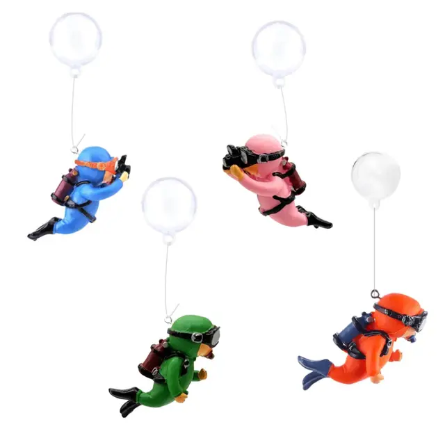 zhaoycsh set 4 decoraciones buceo