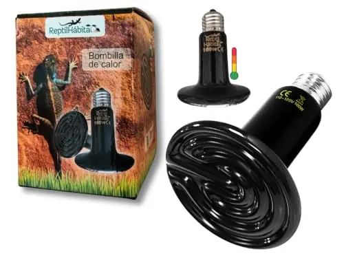 Bombilla de calor pollitos reptiles cerámica 50w 75w 100w 150w infrarrojo terrario (50w)