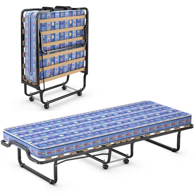 costway ti95735 cama plegable 80x200