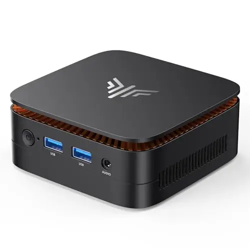 NiPoGi Essenx E1 Mini PC AMD 3150U W-11 Pro(hasta 3,3GHz), 8GB DDR4 256GB SSD Mini Ordenadores, 4K@60Hz Dual Pantalla HDMI +DP, Wi-Fi 5/BT 4.2/LAN/15W, Micro PC para Escuela/Negocios/Hogar