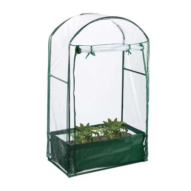 relaxdays invernadero balcón pvc 153 cm