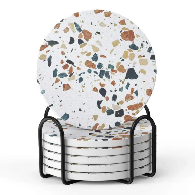 lifver set 6 posavasos absorbentes con