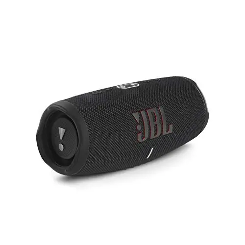 JBL Charge 5 Altavoz inalámbrico portátil con Bluetooth y batería integrada, resistente al agua (IP67), con PartyBoost para subir el nivel de la fiesta, hasta 20h de reproducción, negro