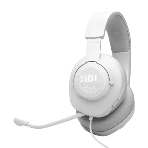 JBL Quantum 100M2 Auriculares Gaming con Cable Blanco