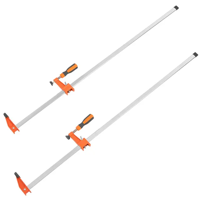 VEVOR Juego de 2 abrazaderas de liberación rápida Abrazadera con una sola mano Apertura 914,4 mm Longitud 1015 mm Fuerza de sujeción máxima Alicate esparcidor reversible de 272 kg para carpintero