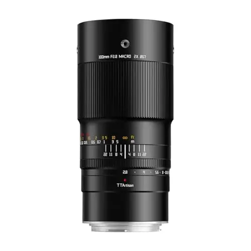 TTARTISAN Lente de cámara macro 2X F2.8 de 100 mm para Nikon Z, lente de enfoque manual de marco completo para fotografía en miniatura