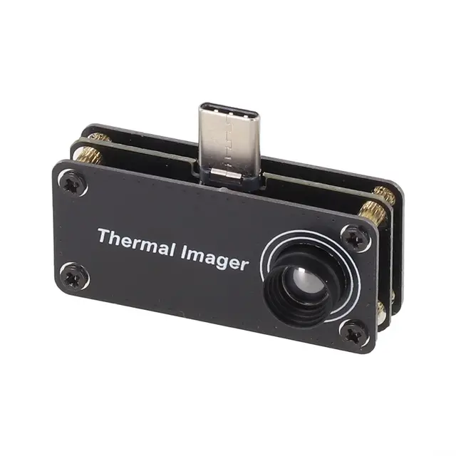 Cámara térmica, 512 x 384 de alta resolución, cámara termográfica con grabación de video, 25 Hz, -20 ℃ a 550 ℃, para electricidad, inspección de plagas, inspección de fugas