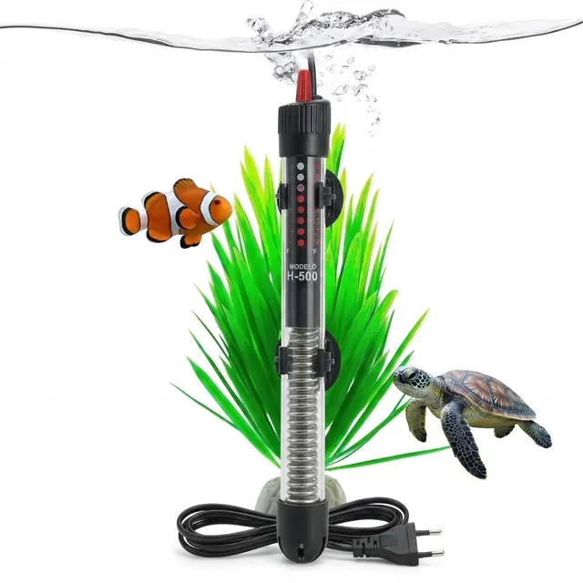 Calentador Acuario 30 litros 25 W, Planta acuática, Sumergible, Apto para Tortugas DE Agua Y PECERAS - Calentador tortuguera,Calefactor Acuario Vidrio DE Cuarzo Seguro (20-34°C)